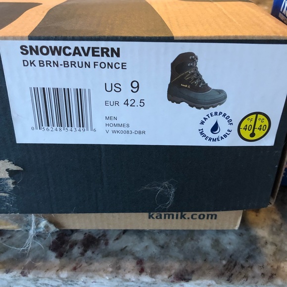 NWT Kamik Men’s Winter Boots - Picture 3 of 3